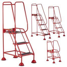 Climb-It UK Domed Feet Steps - Red