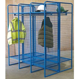 Wire Mesh Storage Compartments - Double Sided Unit