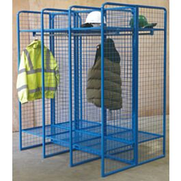 Wire Mesh Storage Compartments - Double Sided Unit